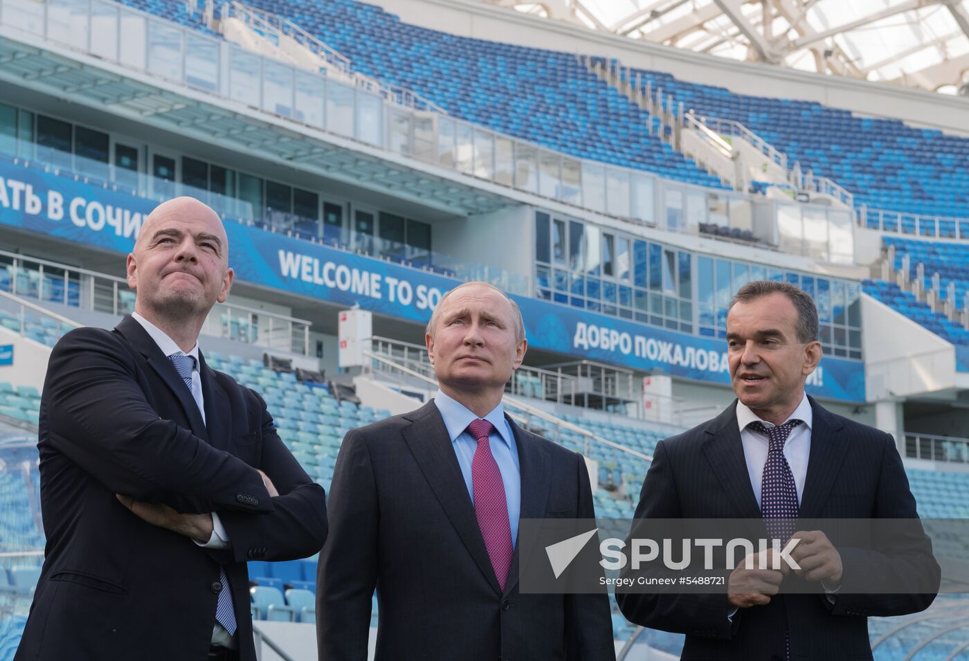 Vladimir Putin's working trip to Sochi