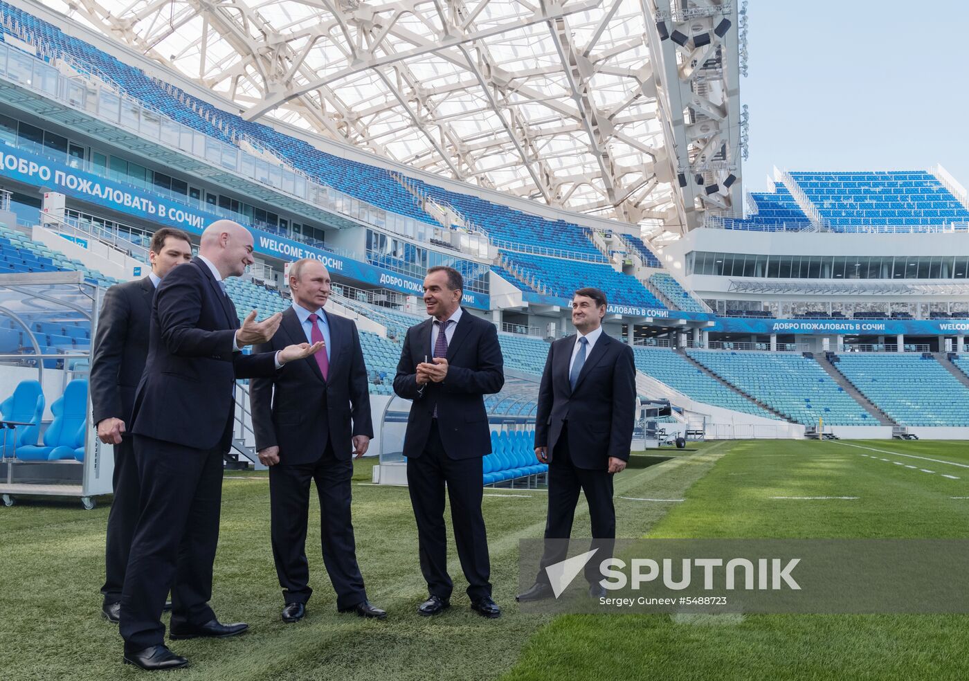 Vladimir Putin's working trip to Sochi