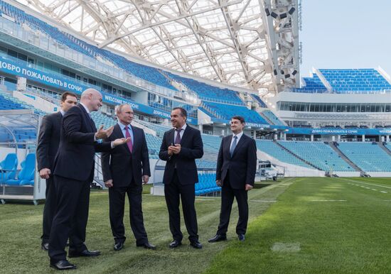 Vladimir Putin's working trip to Sochi