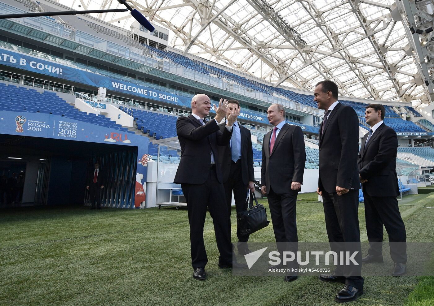 Vladimir Putin's working trip to Sochi