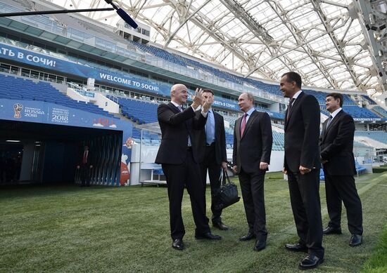 Vladimir Putin's working trip to Sochi