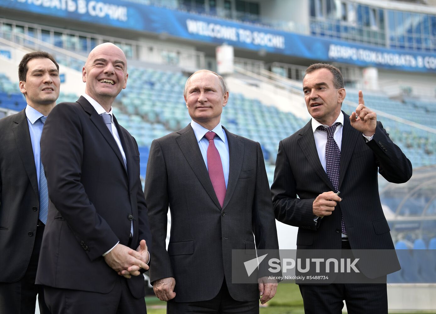 Vladimir Putin's working trip to Sochi
