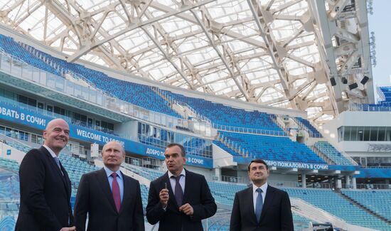 Vladimir Putin's working trip to Sochi