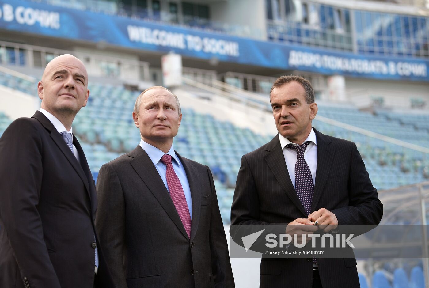 Vladimir Putin's working trip to Sochi