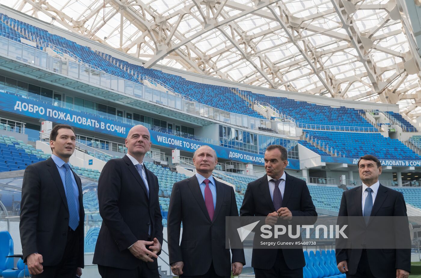 Vladimir Putin's working trip to Sochi
