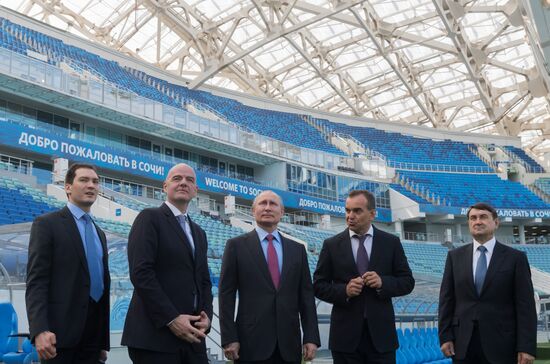 Vladimir Putin's working trip to Sochi