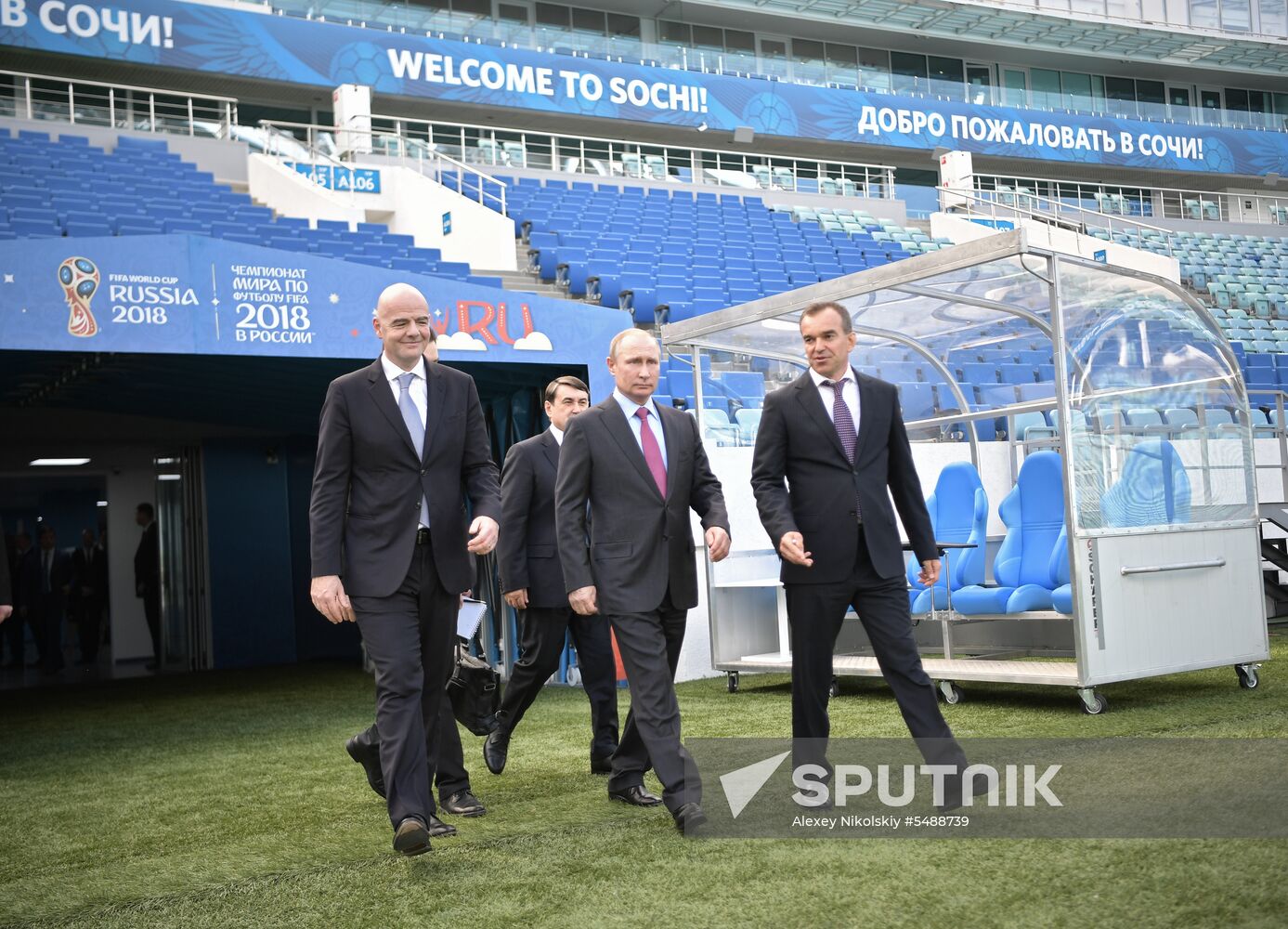 Vladimir Putin's working trip to Sochi