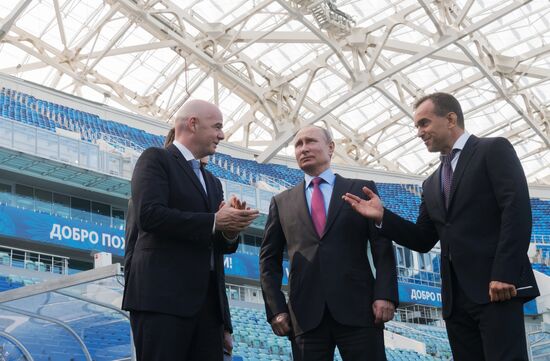 Vladimir Putin's working trip to Sochi