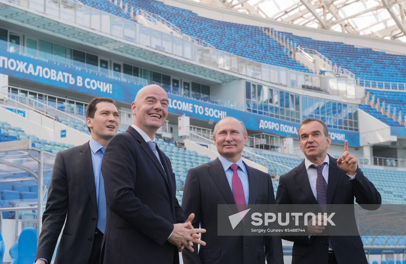 Vladimir Putin's working trip to Sochi