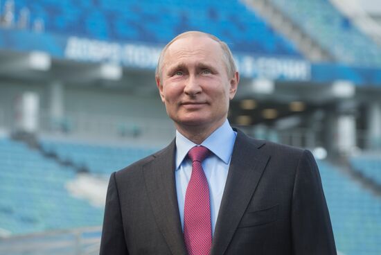 Vladimir Putin's working trip to Sochi