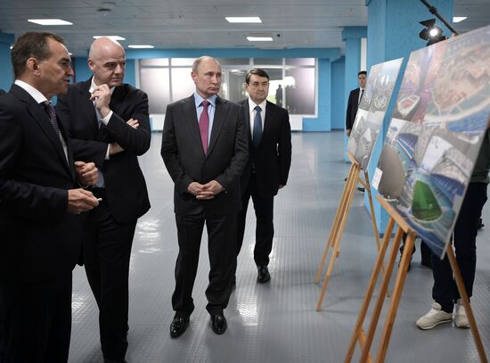 Vladimir Putin's working trip to Sochi