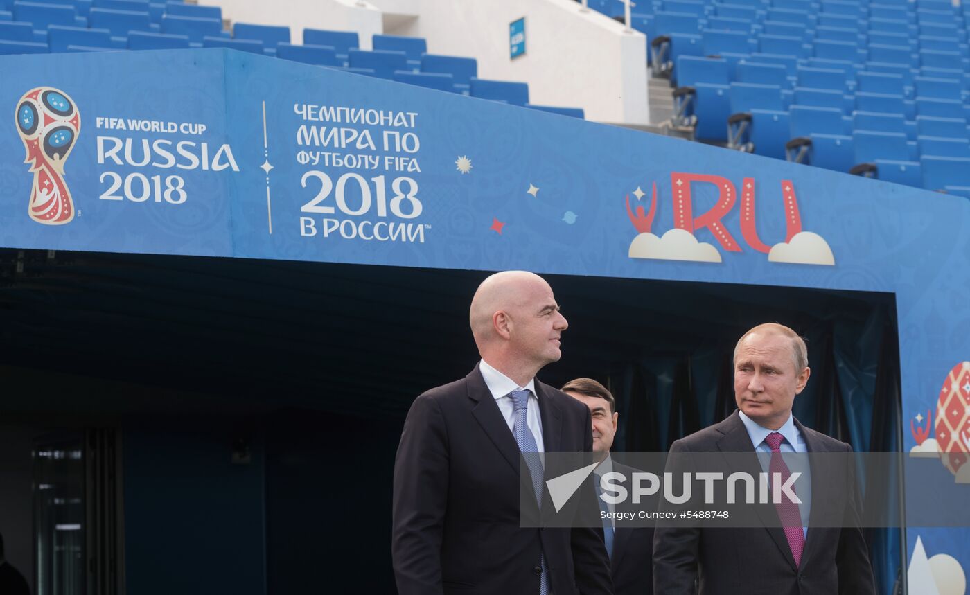 Vladimir Putin's working trip to Sochi