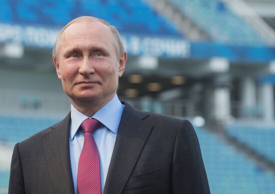Vladimir Putin's working trip to Sochi