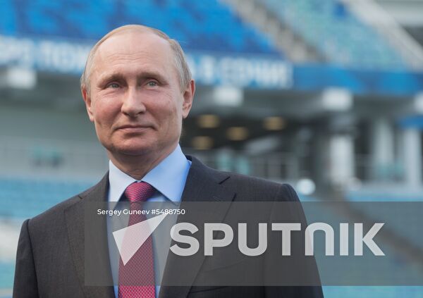 Vladimir Putin's working trip to Sochi