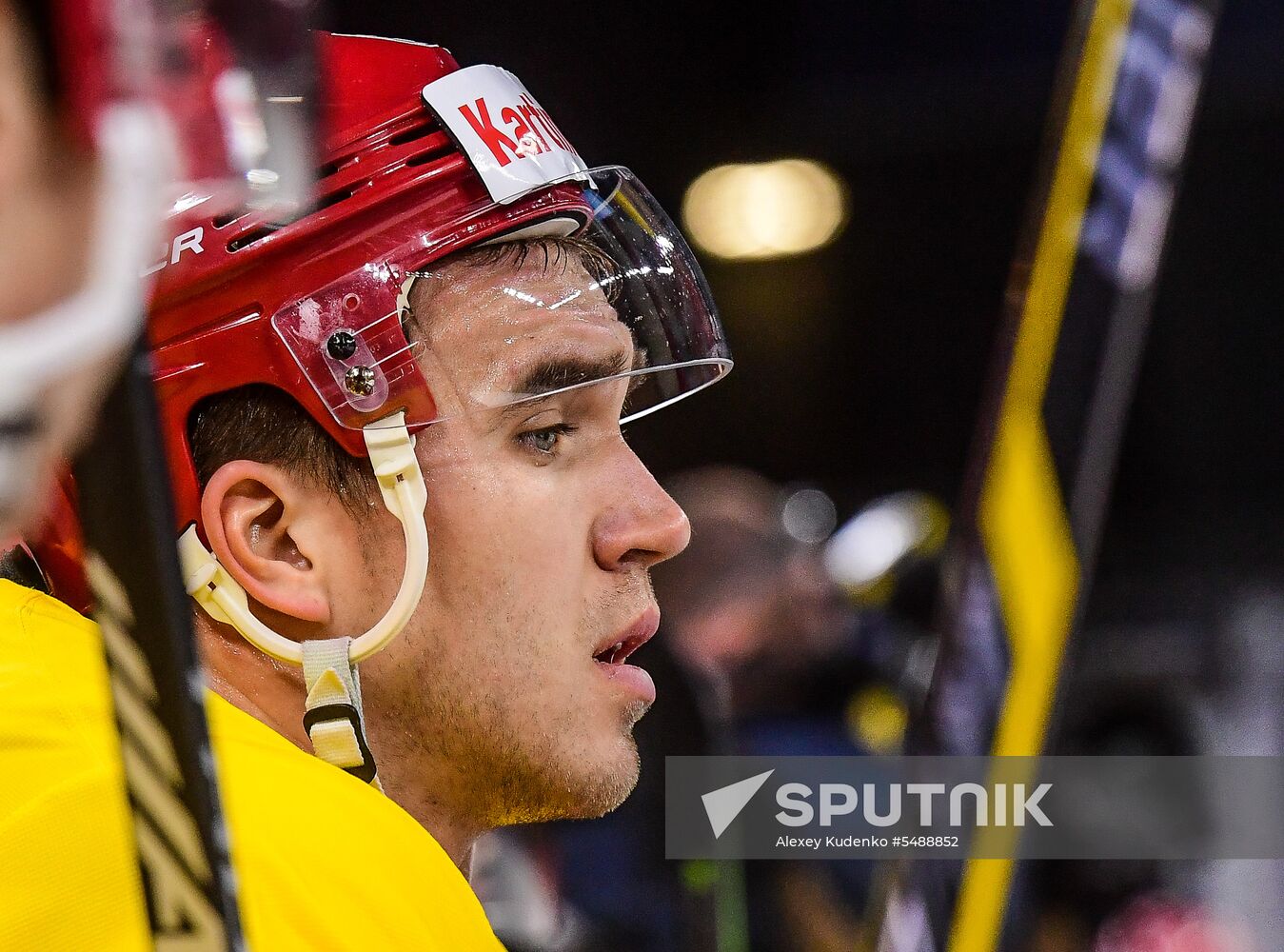 Ice hockey. 2018 IIHF World Championship. Russian national team's training session