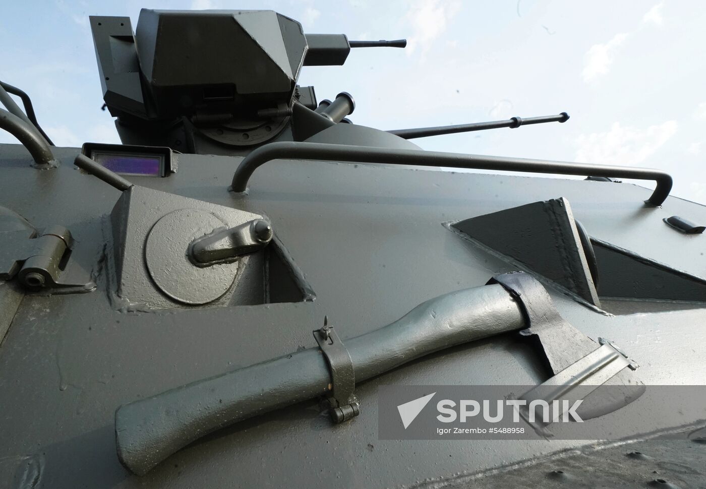 Preparation of military equipment for Victory Day Parade in Kaliningrad