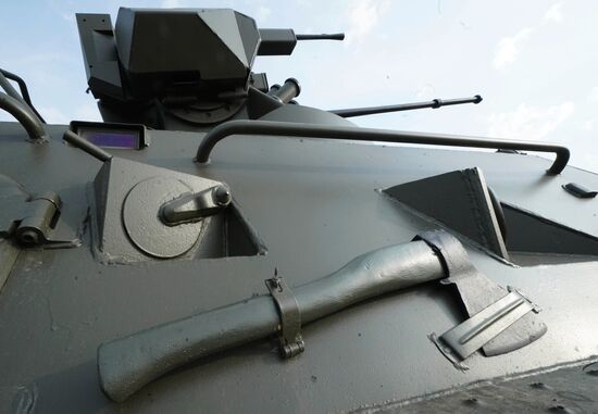 Preparation of military equipment for Victory Day Parade in Kaliningrad
