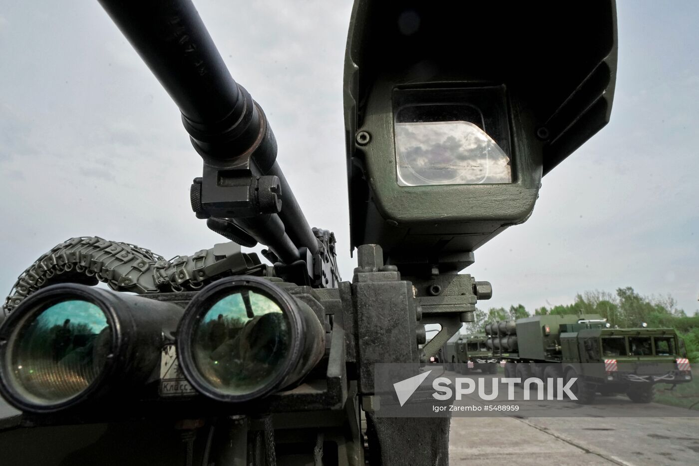 Preparation of military equipment for Victory Day Parade in Kaliningrad