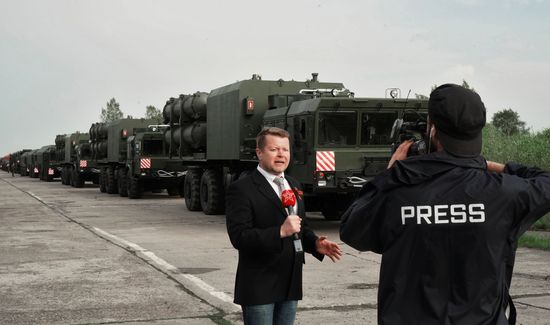 Preparation of military equipment for Victory Day Parade in Kaliningrad