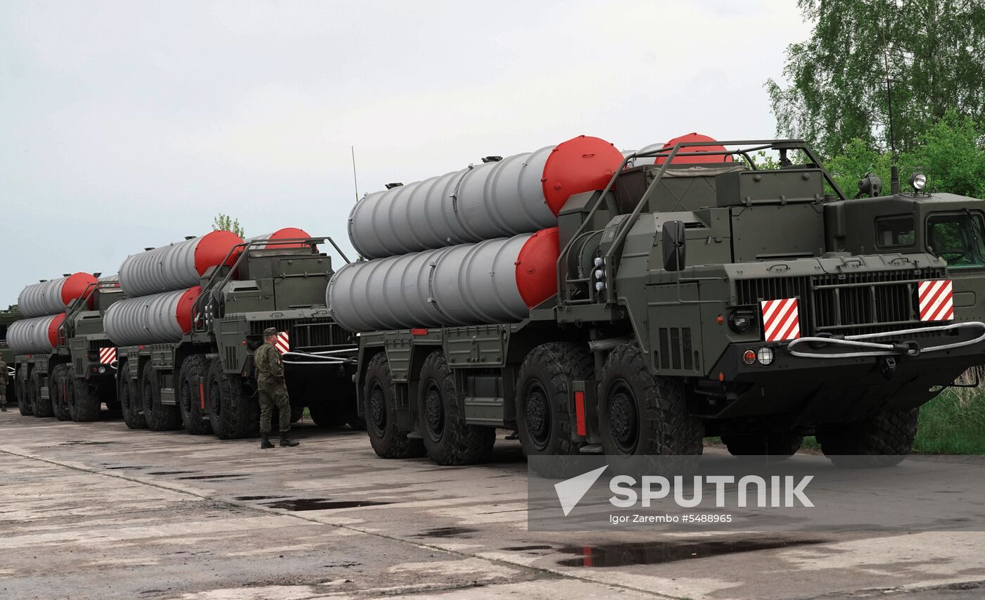 Preparation of military equipment for Victory Day Parade in Kaliningrad