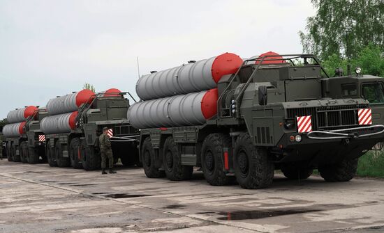 Preparation of military equipment for Victory Day Parade in Kaliningrad
