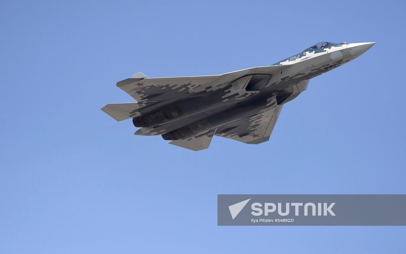 Rehearsal of Victory Day Parade flyovers