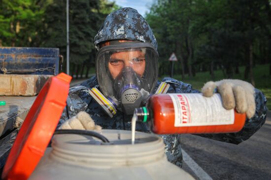 Spring treatment for mites in Stavropol Territory
