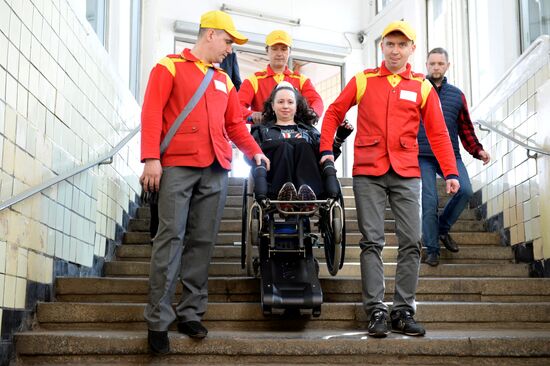New stair lifts in Moscow Metro for people with disabilities