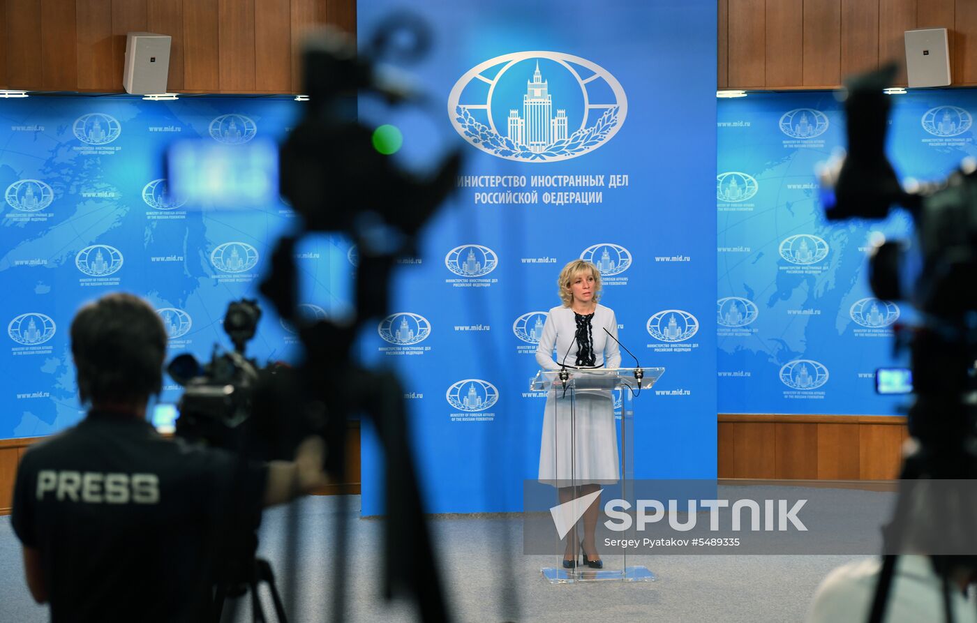 Briefing with Foreign Ministry’s Spokesperson Maria Zakharova
