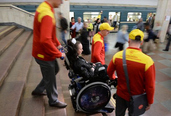 New stair lifts in Moscow Metro for people with disabilities