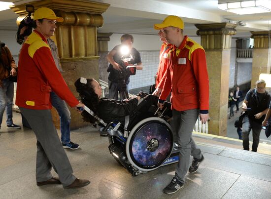 New stair lifts in Moscow Metro for people with disabilities