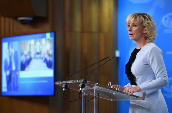 Briefing with Foreign Ministry’s Spokesperson Maria Zakharova