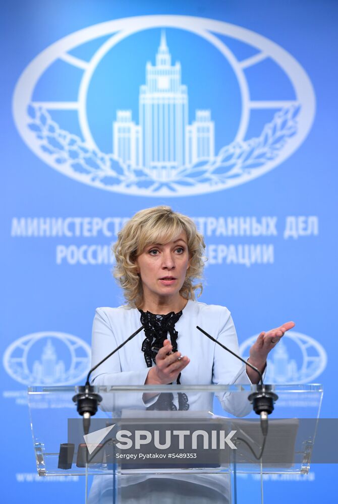 Briefing with Foreign Ministry’s Spokesperson Maria Zakharova