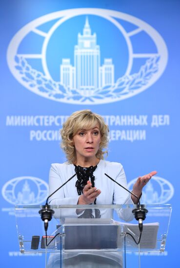 Briefing with Foreign Ministry’s Spokesperson Maria Zakharova