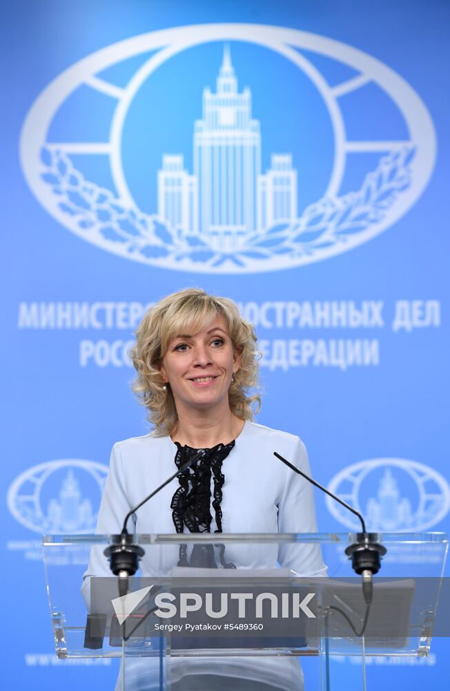 Briefing with Foreign Ministry’s Spokesperson Maria Zakharova