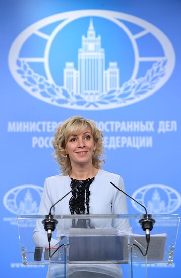 Briefing with Foreign Ministry’s Spokesperson Maria Zakharova