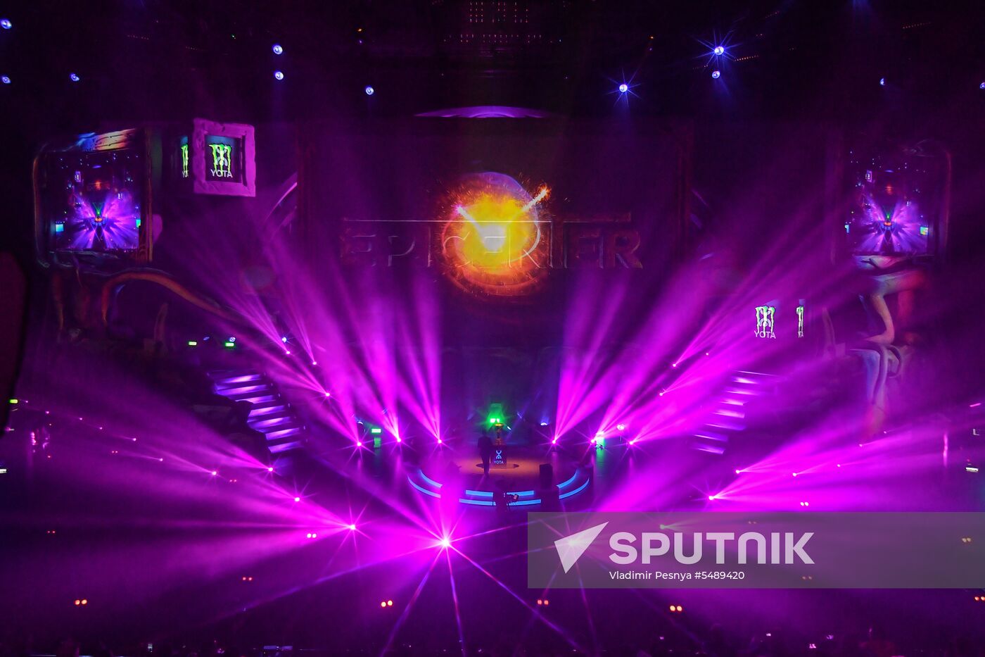 Epicenter XL esports tournament opening ceremony