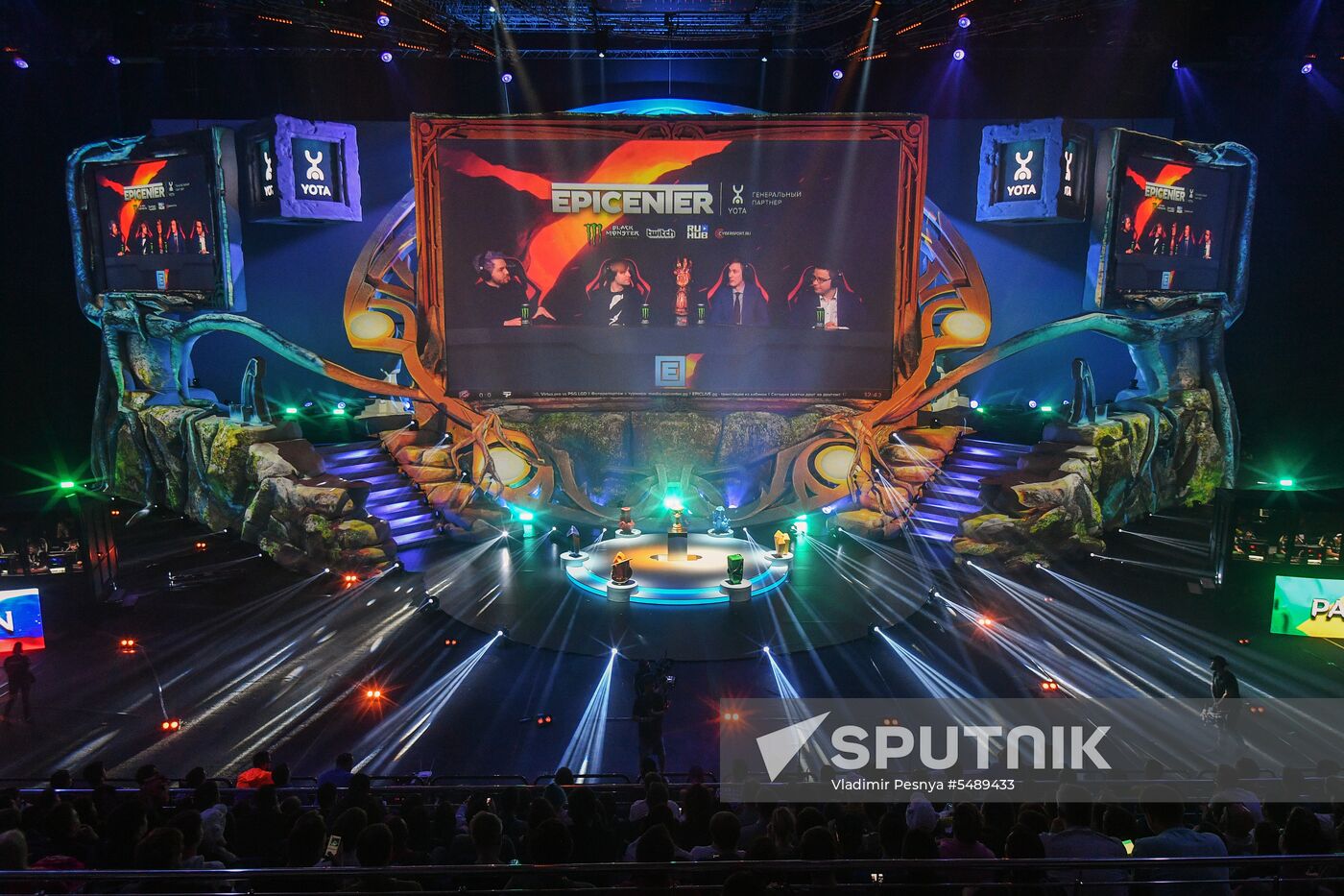 Epicenter XL esports tournament opening ceremony