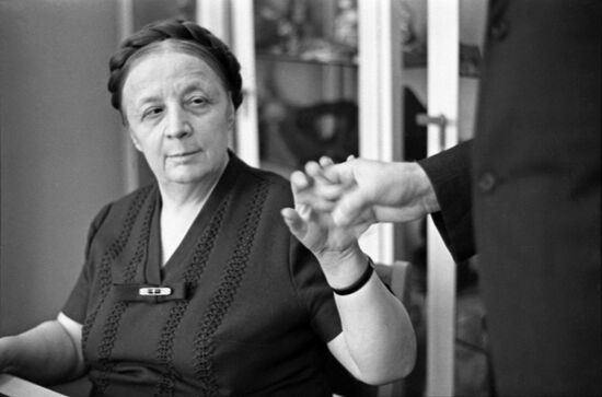 Blind and deaf writer and defectologist Olga Skorokhodova