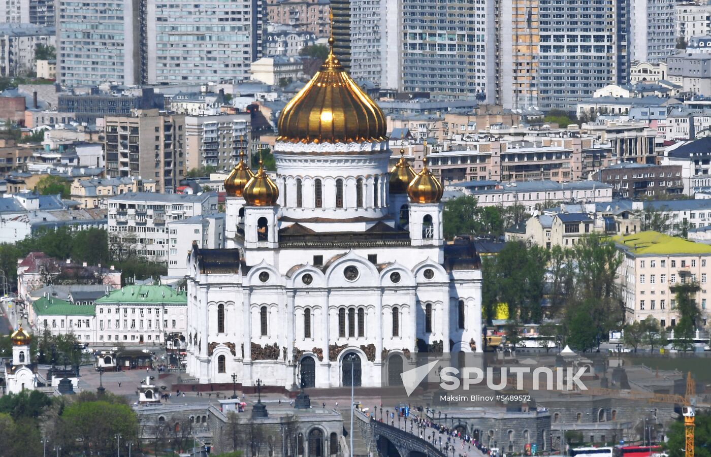 Moscow. Aerial photoshoot