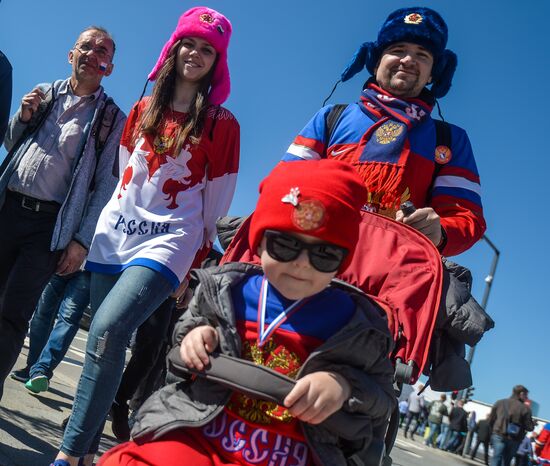 Ice Hockey World Championship. Russia vs. France