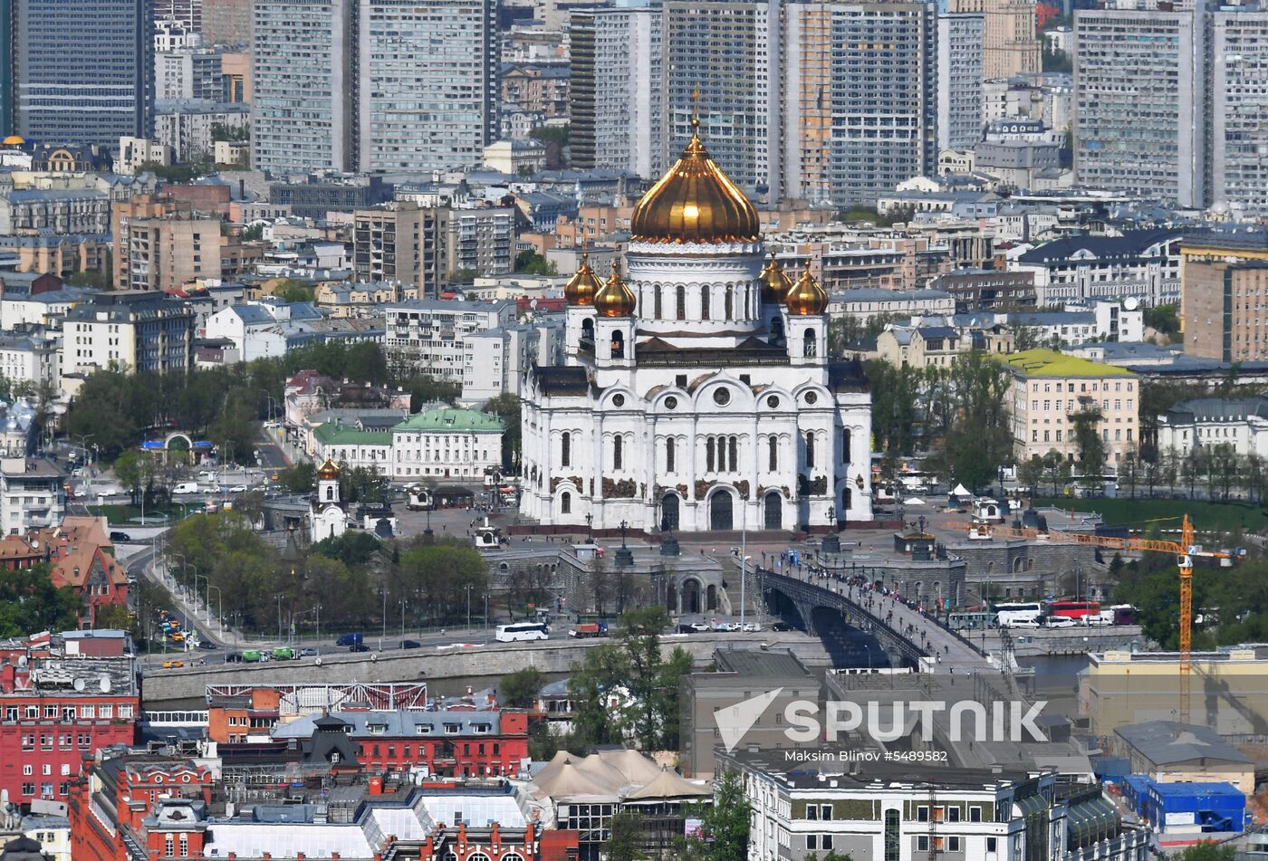 Moscow. Aerial photoshoot