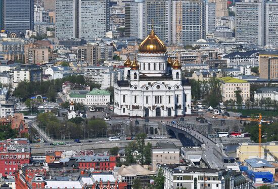 Moscow. Aerial photoshoot