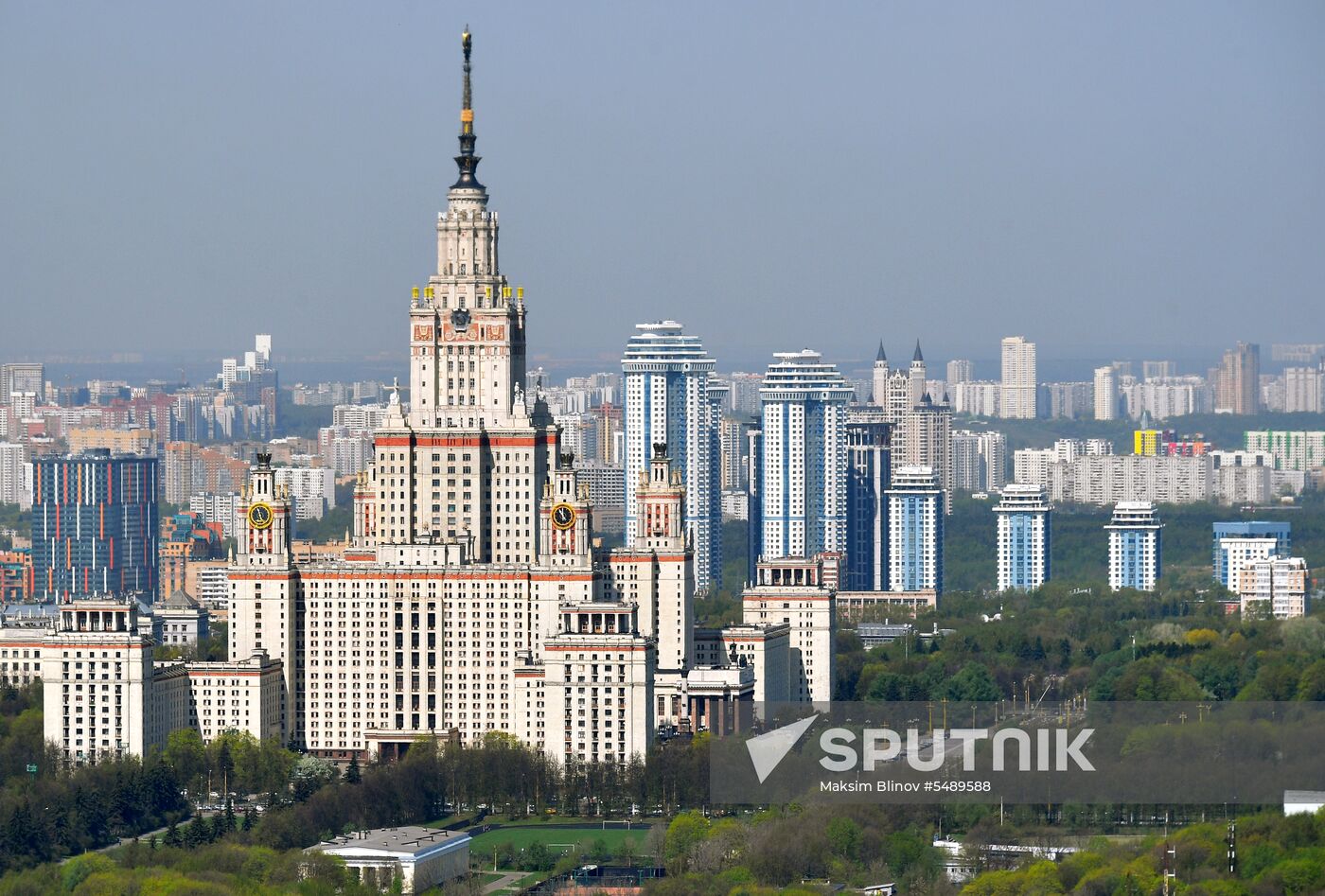Moscow. Aerial photoshoot