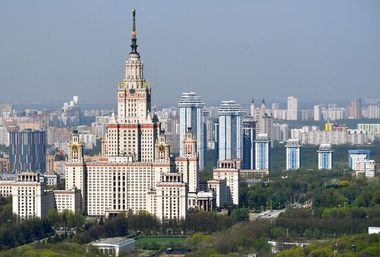 Moscow. Aerial photoshoot
