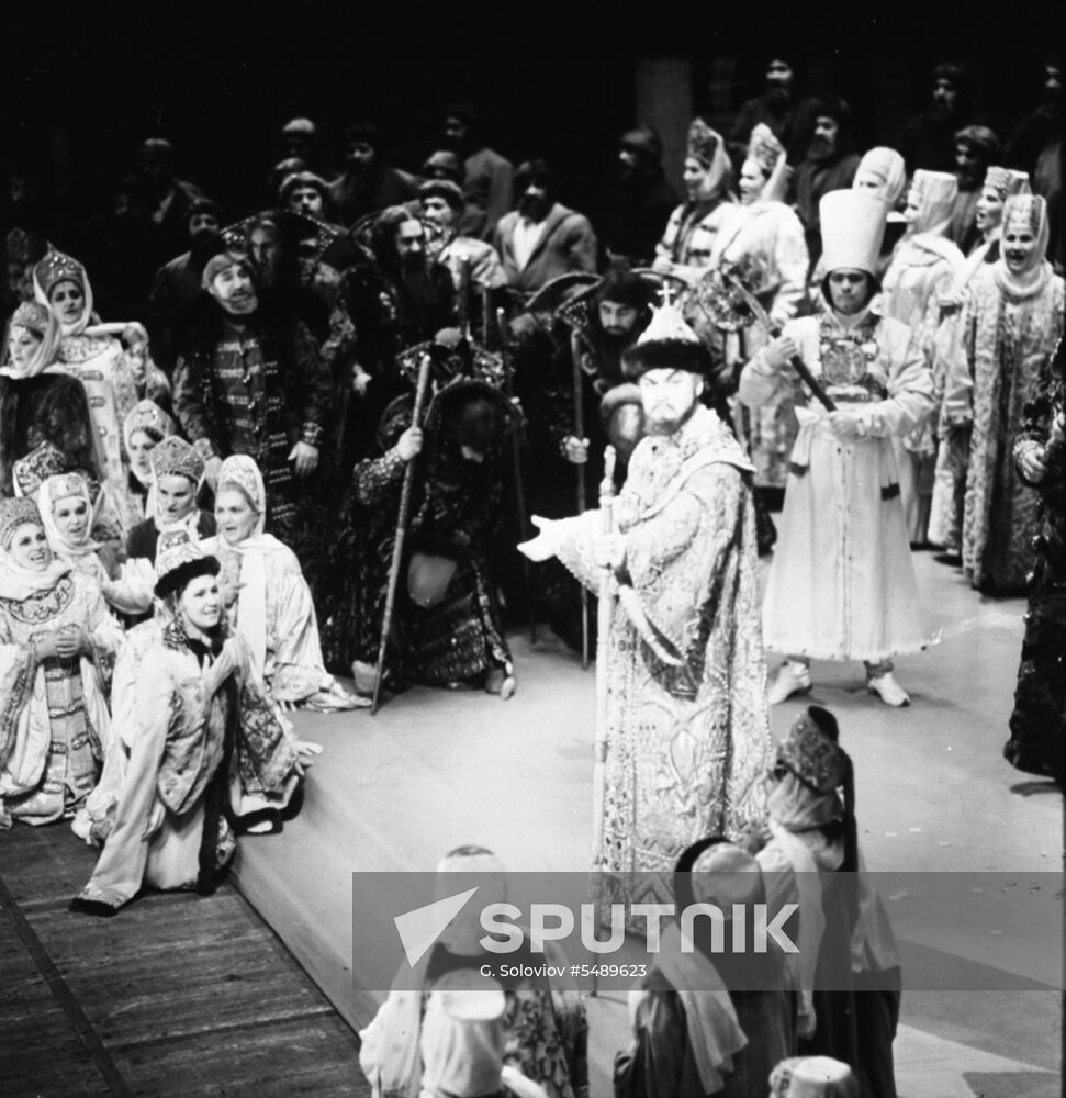 Boris Godunov opera at Bolshoi Theatre