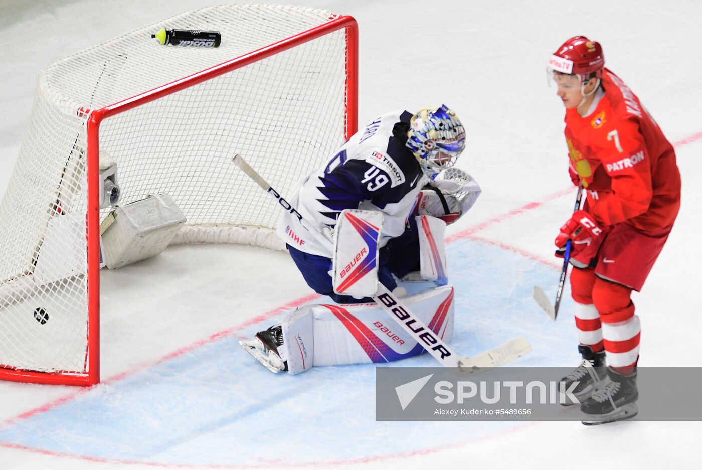 Ice Hockey World Championship. Russia vs. France