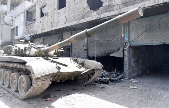 Developments near Yarmouk refugee camp in southern outskirts of Damascus