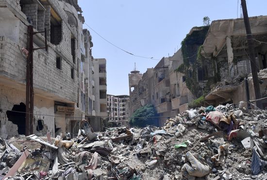 Developments near Yarmouk refugee camp in southern outskirts of Damascus