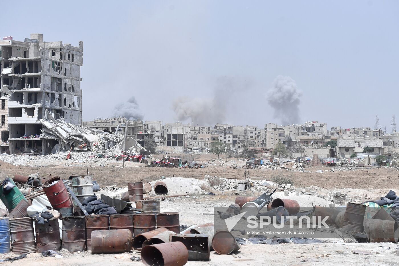 Developments near Yarmouk refugee camp in southern outskirts of Damascus